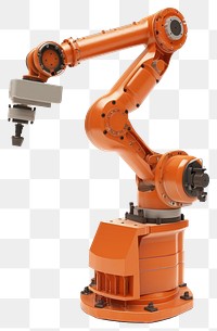 PNG Robot arm industrial machine factory.