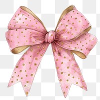 PNG Pink bow accessories accessory polka.