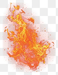 PNG Fire flame effect flames background intense.