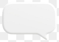 PNG Rounded Rectangle Outline white illustration speech.