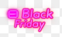 PNG Neon shopping discount friday.