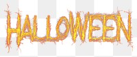 PNG Background halloween text illustration.