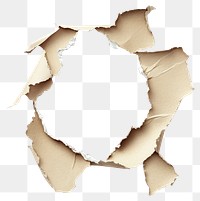 PNG Ragged hole torn in ripped paper background white white background.