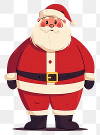 PNG Santa full body illustration santa christmas.