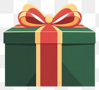 PNG Christmas present box illustration gift celebration.