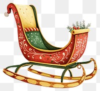 PNG Christmas sleigh illustration christmas christmas sleigh.