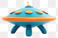 PNG UFO orange design blue.