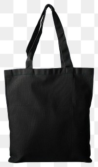 PNG Fabric black tote bag accessories accessory reusable.