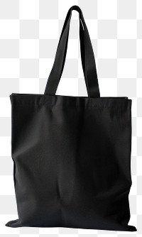 PNG Fabric black tote bag accessories accessory reusable.