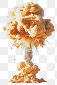 PNG Explosion of nuclear bomb explosion cloud illustration.