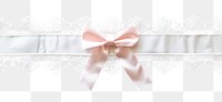 PNG Coquette white lace ribbon divider romantic touch pink.