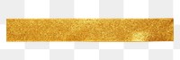 PNG Glitter gold adhesive strip white background rectangle textured.