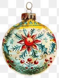 PNG Christmas bauble toy christmas ornament vintage.