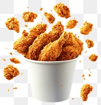 PNG Bucket american fried chicken food drumsticks delicious.