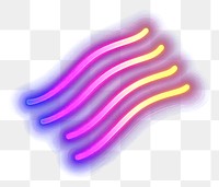 PNG Abstract lights neon illustration.