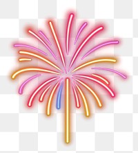 PNG Firework fireworks illustration glowing.