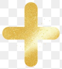 PNG Plus icon symbol gold 