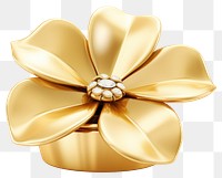 PNG Flower jewelry brooch white. 