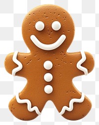 PNG Gingerbread Christmas man gingerbread illustration christmas.