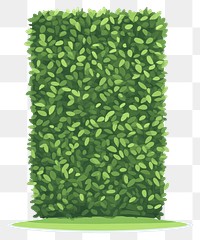 PNG Rectangle shape topiary illustration design green.