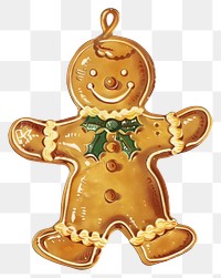 PNG Christmas ginger cookie gingerbread christmas confectionery.