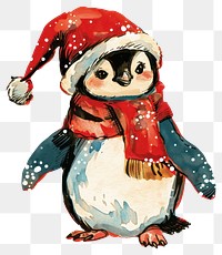 PNG Christmas penguin christmas winter animal.