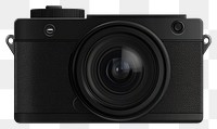 PNG Black camera with zoom lens professional photography black.