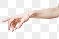 PNG Dancing hand white background gesturing handshake. 