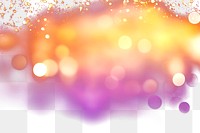 PNG Festive background purple lights colors.