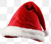 PNG Red santa hat white sweatshirt christmas.