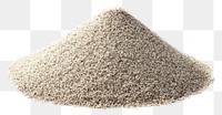 PNG Real pile of sand background isolated white.