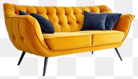 PNG Modern sofa furniture cushion chair.