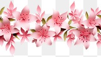 PNG Lily flowers floral border petal plant 