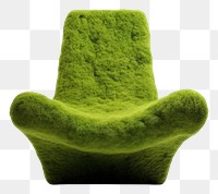 PNG Chair icon furniture armchair green.