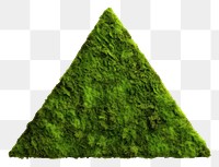 PNG Triangle moss plant shape.