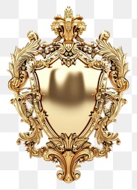PNG Luxury Shield gold jewelry shiny.