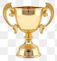 PNG Trophy trophy gold white background.