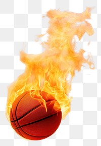 PNG Basketball sports fire misfortune.