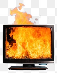 PNG Television fireplace screen electronics.