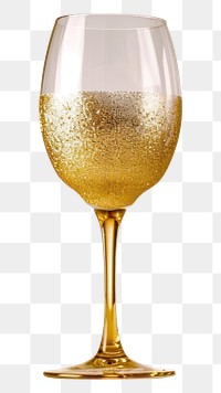 PNG  Empty wine glass drink gold refreshment.