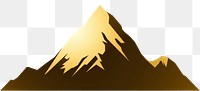 PNG  Mountain icon silhouette nature white background. AI generated Image by rawpixel.