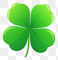 PNG  Clover leaf green white background freshness. AI generated Image by rawpixel.