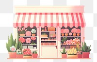 PNG Flower shop plant architecture arrangement. AI generated Image by rawpixel.