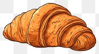 PNG Croissant croissant food viennoiserie. AI generated Image by rawpixel.