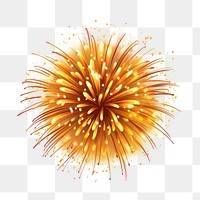 PNG  A firework fireworks white background illuminated. AI generated Image by rawpixel.