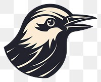 PNG  Blackbird logo animal beak. AI generated Image by rawpixel.
