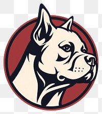 PNG  Dog logo dog bulldog. AI generated Image by rawpixel.