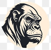 PNG  Gorilla mammal animal nature. AI generated Image by rawpixel.