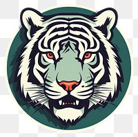 PNG  Tiger logo animal creativity. AI generated Image by rawpixel.