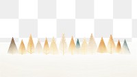 PNG  Christmas trees backgrounds nature line. AI generated Image by rawpixel.